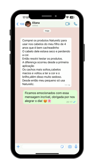natureliz cosmeticos terapeuticos capilar depoimento cliente2