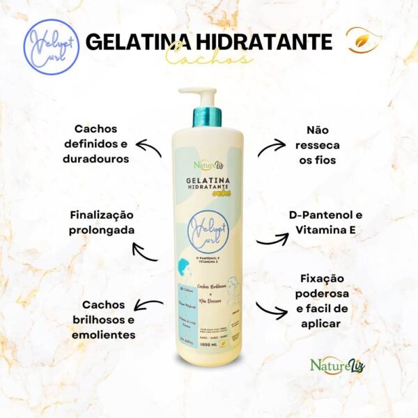 natureliz cosmeticos gelatina hidratante velvet curl