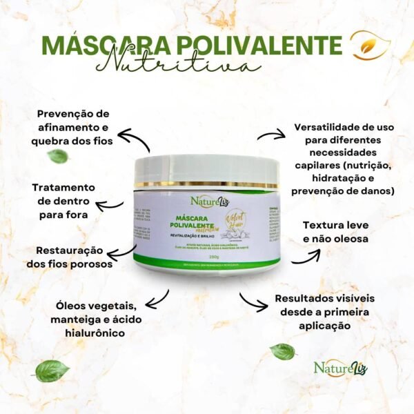 natureliz cosmeticos mascara polivalente nutritiva velvet hair