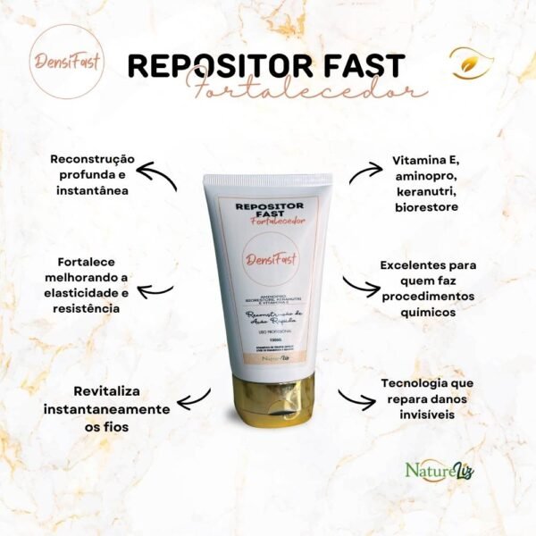 natureliz cosmeticos repositor fast fortalecedor densifast