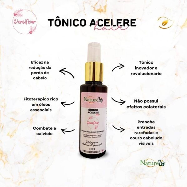 natureliz cosmeticos tonico acelere hair